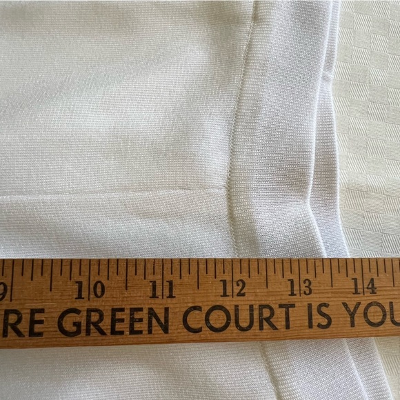 Misook Classic White Women's Knit Trousers - Picture 12 of 15